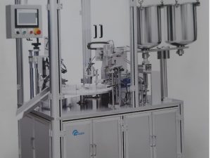 Rotary Mascara/Lipgloss Filling and Capping Machine